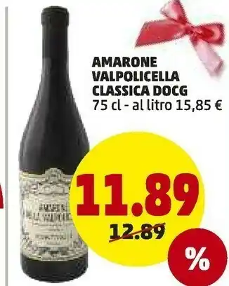 PENNY Amarone valpolicella classica docg offerta