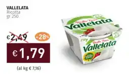 Prezzemolo e Vitale VALLELATA Ricotta offerta