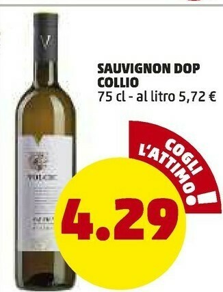 PENNY Sauvignon dop collio offerta
