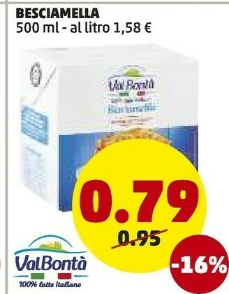 PENNY Valbonta besciamella offerta