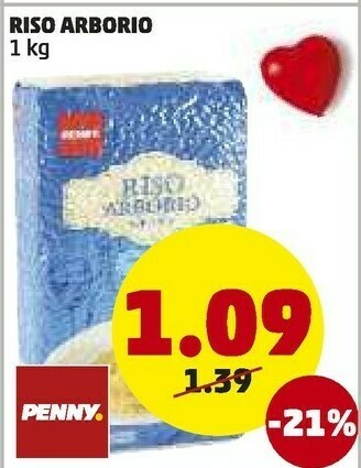 PENNY Riso arborio offerta