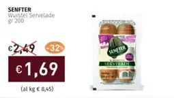 Prezzemolo e Vitale SENFTER Wurstel Servelade offerta