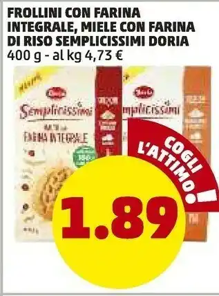 PENNY Frollini con farina offerta