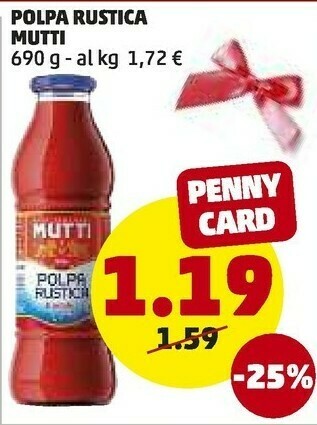 PENNY Polpa rustica offerta