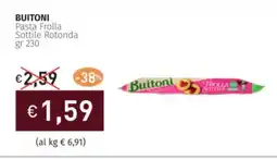 Prezzemolo e Vitale BUITONI Pasta Frolla Sottile Rotonda offerta