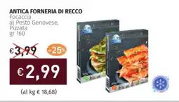 Prezzemolo e Vitale ANTICA FORNERIA DI RECCO Focaccia al Pesto Genovese, Pizzata offerta