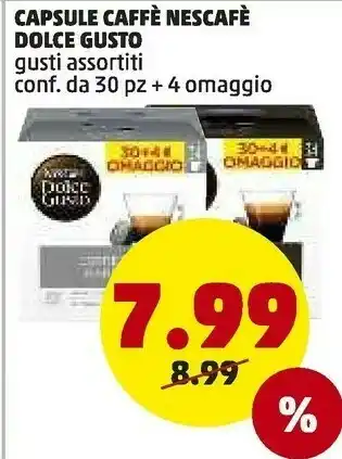 PENNY Nescafe dolce gusto capsule caffe offerta