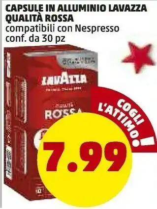 Capsule in alluminio qualita rossa