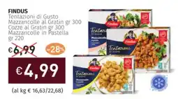 Prezzemolo e Vitale FINDUS Tentazioni di Gusto Mazzancolle al Gratin offerta