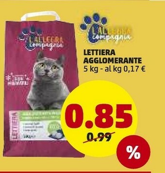 L'allegra compagnia lettiera agglomerante 5000 g