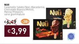 Prezzemolo e Vitale NUII Caramello Salato/Noci Macadamia, Cioccolato Bianco/Mirtilli, Panna/Pistacchi varie grammature offerta