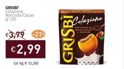 Prezzemolo e Vitale GRISBI' Colazione Nocciola/Cacao offerta