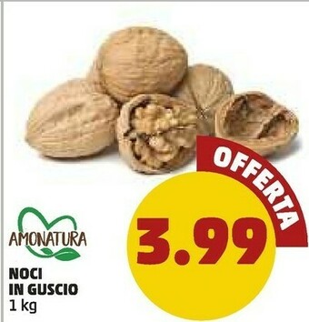 PENNY Amonatura noci in guscio offerta