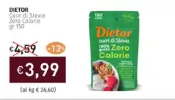 Prezzemolo e Vitale DIETOR Cuor di Stevia Zero Calorie offerta