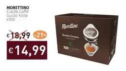 Prezzemolo e Vitale MORETTINO Cialde Caffè Gusto Forte x100 offerta
