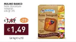 Prezzemolo e Vitale MULINO BIANCO Fette Biscottate Integrali offerta