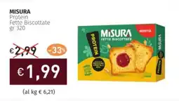 Prezzemolo e Vitale MISURA Protein Fette Biscottate offerta