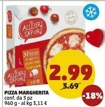 PENNY Pizza margherita offerta