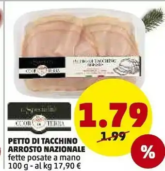 PENNY Petto di tacchino arrosto 100 g offerta