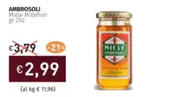 Prezzemolo e Vitale AMBROSOLI Miele Millefiori offerta