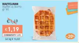 Prezzemolo e Vitale WAFFELMAN Waffel al Burro offerta