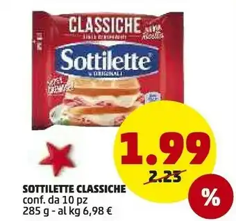 PENNY Sottilette offerta