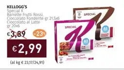 Prezzemolo e Vitale KELLOGG'S Special K Barrette Frutti Rossi, Cioccolato Fondente offerta