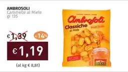 Prezzemolo e Vitale AMBROSOLI Caramelle al Miele offerta