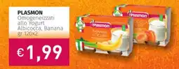 Prezzemolo e Vitale PLASMON Omogeneizzati allo Yogurt Albicocca, Banana offerta