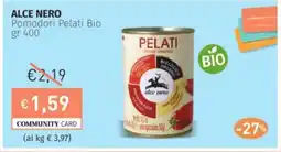 Prezzemolo e Vitale ALCE NERO Pomodori Pelati Bio offerta