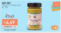 Prezzemolo e Vitale GIU' GIU' Pesto di Pistacchio offerta