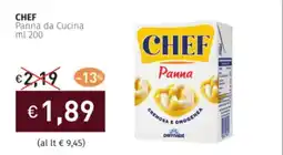 Prezzemolo e Vitale CHEF Panna da Cucina offerta