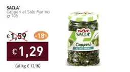 Prezzemolo e Vitale SACLA' Capperi al Sale Marino offerta