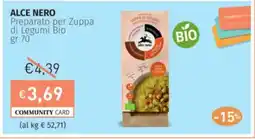Prezzemolo e Vitale ALCE NERO Preparato per Zuppa di Legumi Bio offerta