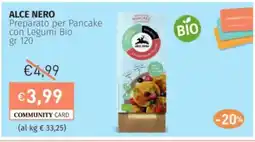 Prezzemolo e Vitale ALCE NERO Preparato per Pancake con Legumi Bio offerta
