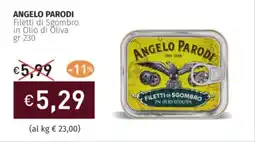 Prezzemolo e Vitale ANGELO PARODI Filetti di Sgombro in Olio di Oliva offerta