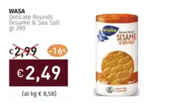 WASA Delicate Rounds Sesame & Sea Salt