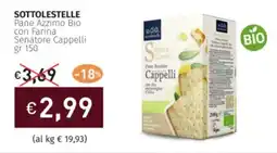 Prezzemolo e Vitale SOTTOLESTELLE Pane Azzimo Bio con Farina Senatore Cappelli offerta