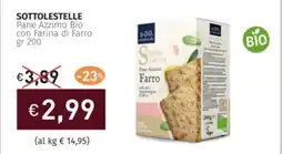 Prezzemolo e Vitale SOTTOLESTELLE Pane Azzimo Bio con Farina di Farro offerta