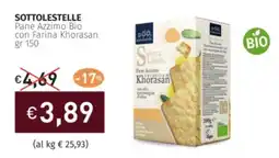 Prezzemolo e Vitale SOTTOLESTELLE Pane Azzimo Bio con Farina Khorasan offerta