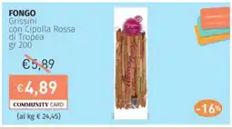 Prezzemolo e Vitale FONGO Grissini con Cipolla Rossa di Tropea offerta