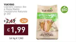 YUKYBIO Crackers Classici Bio a Pasta Madre Lievitazione Naturale