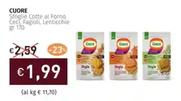 Prezzemolo e Vitale CUORE Sfoglie Cotte al Forno Ceci, Fagioli, Lenticchie offerta