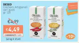 DESEO Crackers Artigianali vari gusti