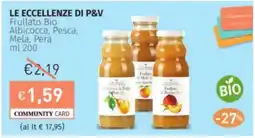 Prezzemolo e Vitale LE ECCELLENZE DI P&V Frullato Bio Albicocca, Pesca, Mela, Pera offerta