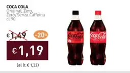 Prezzemolo e Vitale COCA COLA Original, Zero, Zero/Senza Caffeina offerta