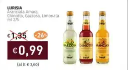 Prezzemolo e Vitale LURISIA Aranciata Amara, Chinotto, Gazzosa, Limonata offerta