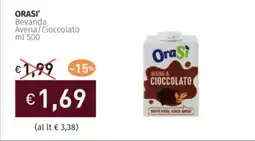Prezzemolo e Vitale ORASI' Bevanda Avena/Cioccolato offerta