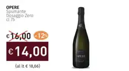 Prezzemolo e Vitale OPERE Spumante Dosaggio Zero offerta