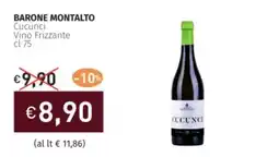 Prezzemolo e Vitale BARONE MONTALTO Cucunci Vino Frizzante offerta